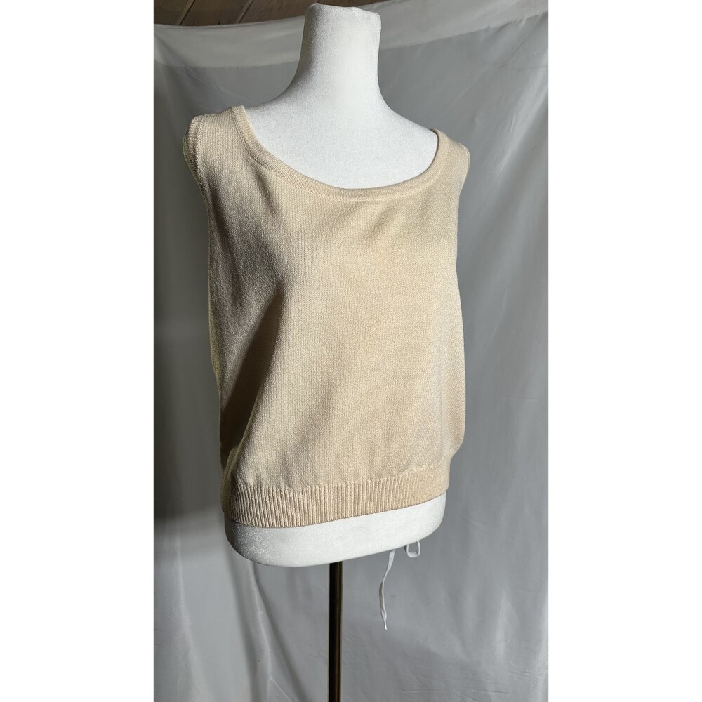 St John Basics Beige Tank Size Large